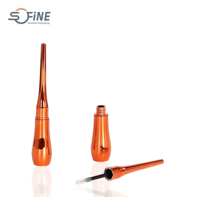 8ml PET unique design rose gold empty bottle plastic eyeliner tube container