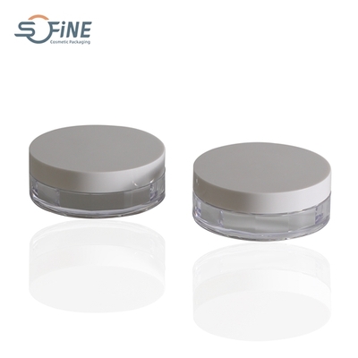 10g Cosmetic empty loose powder case puff round loose powder container