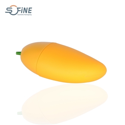 35ml/55ml Personal Care mango shape Soft Touch cosmetic lotion bottle with screw cap