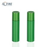 8ml PETG round plastic mini skin care lotion bottle with screw on Cap for travel