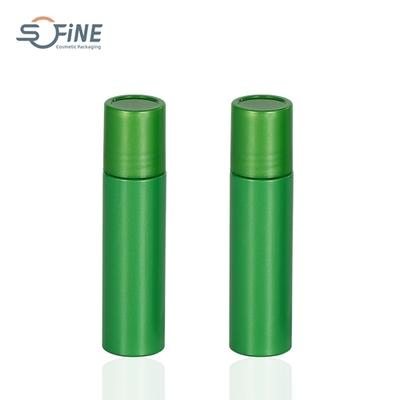 8ml PETG round plastic mini skin care lotion bottle with screw on Cap for travel