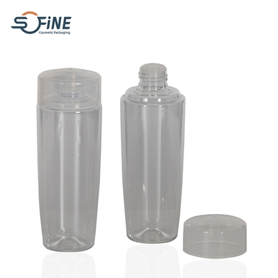 120ml Liquid PET Round Toner Skincare screw cap Bottle With cosmetic Packaging