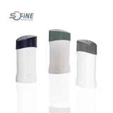 50G Oblique Cap Oval Twist Up PCR Plastic Deodorant tubes Cosmetic Packaging