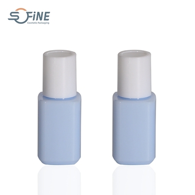 15ml square small sample empty PETG screw cap plastic bottle cosmetic toner lotion bottle