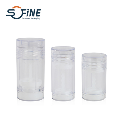 20G Empty Round Deodorant Containers Twist Up Filling Stick Deodorant Container