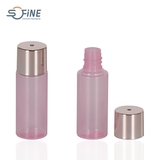 8ml small pink transparent bottle screw cap empty cosmetic lotion container plastic PETG bottle