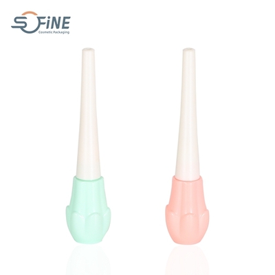 7ml PET empty cute flower shape eyeliner bottle unique design eyeliner tube container