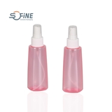 disinfectant bottle 130ml mini empty PET plastic spray bottle