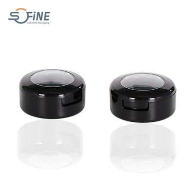 3g ABS clear window round shape blush container empty makeup concealer packaging