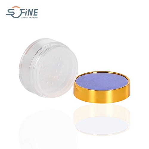 Powder Make Box 20G Mesh Loose Powder Box Powder Jar Luxury Powder Compact Plastic Box ...