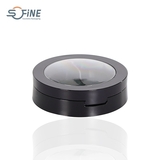 2 clolors ABS 2 layers plastic round empty compact cosmetic makeup powder case container with mirror
