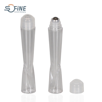 15ml plastic special shape massage roll on tube for eye cream and perfume deodorant