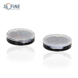 3G Simple round makeup empty compact powder case cosmetic blush eyeshadow packaging container