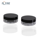 7g Cosmetic empty loose powder case puff round loose powder container