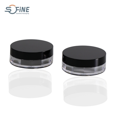 7g Cosmetic empty loose powder case puff round loose powder container