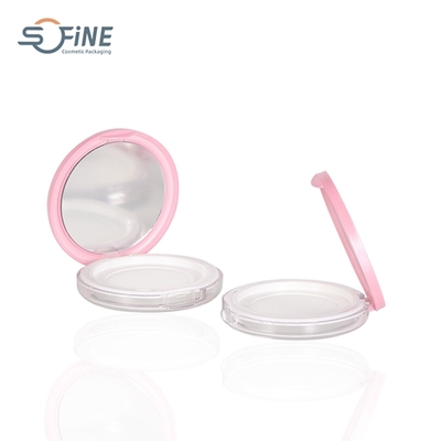 5g loose powder puff empty container compact cosmetic loose setting powder case with mirror
