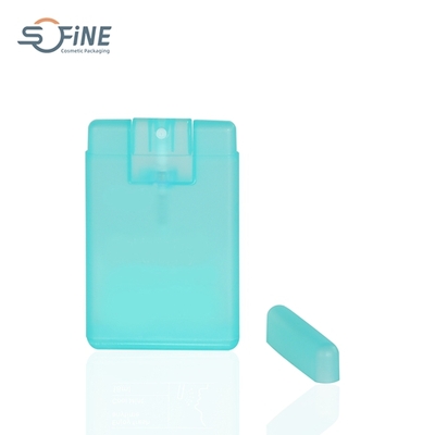 Perfume Packaging Refillable Pocket Size 15ml Plastic Credit Card Flat Oral Spray Bottle