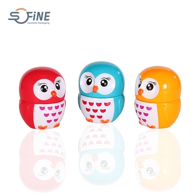 30g cartoon cute owl shapes cream jar empty animals shapes skin care cream container